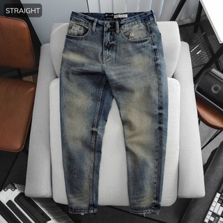 Quần jean nam icdn straight overdye qjid0168