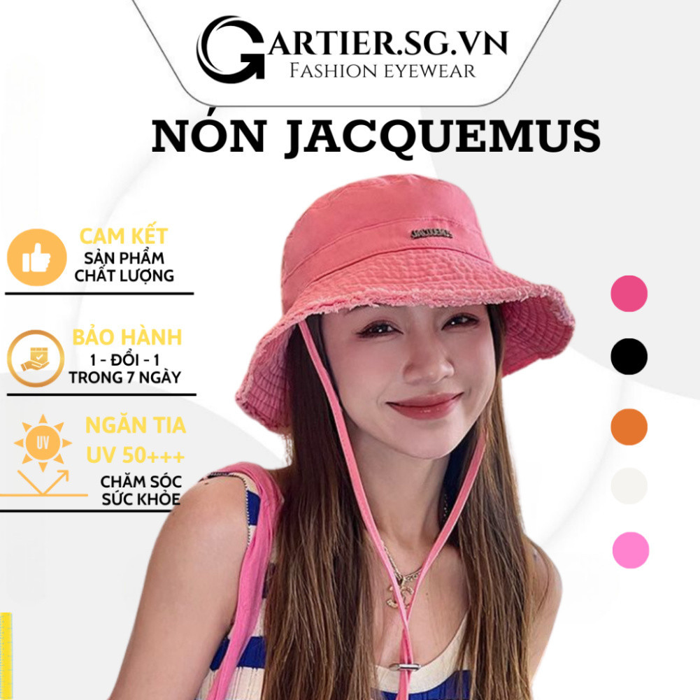 Mũ Bucket Nữ, Nón Tai Bèo Có Dây Vành Cụp Rộng, Nón Bucket Nữ Đi Biển Chống Nắng Thời Trang Hàn Quốc