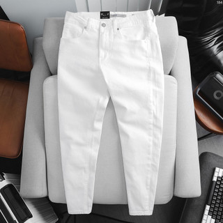 Quần jean nam smart-fit icondenim all white qjid0184