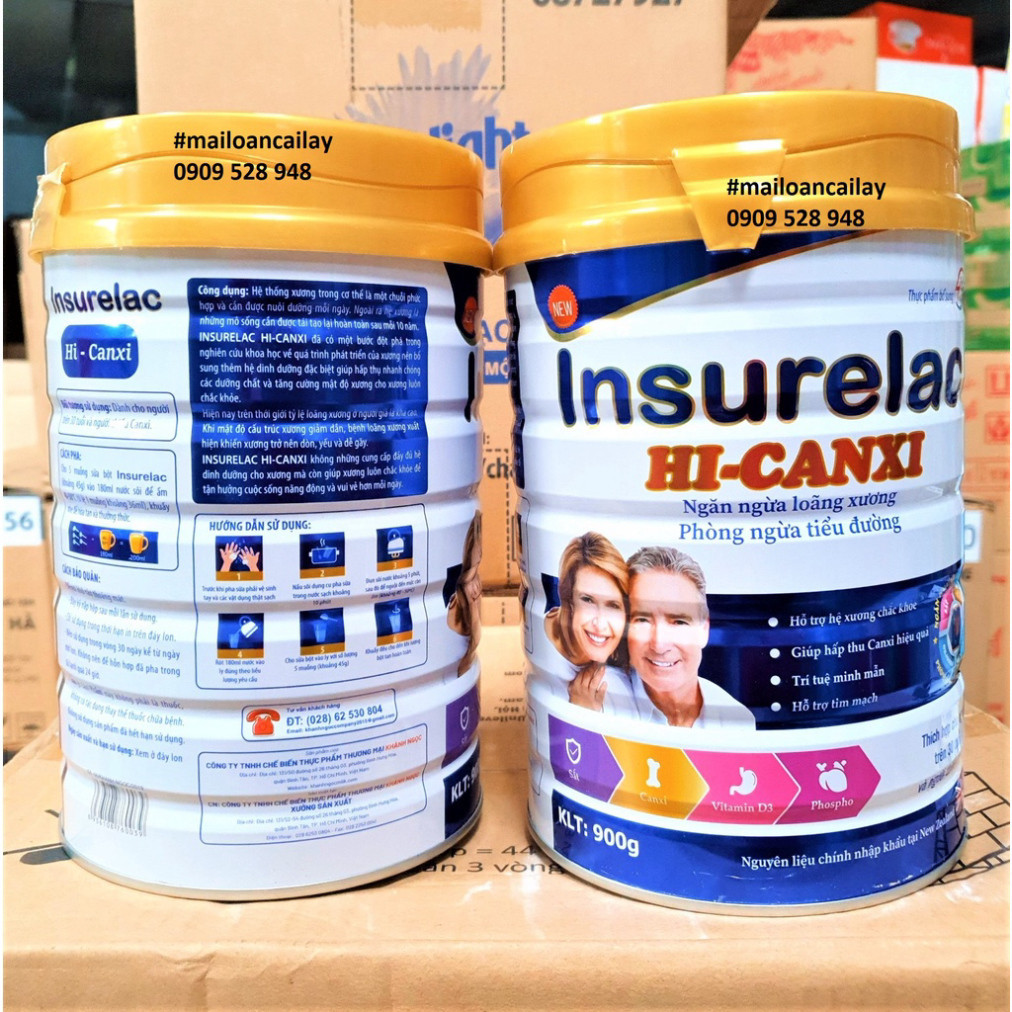 Sữa Insurelac HI-CANXI cho người cần bổ sung canxi chắc khỏe xương
