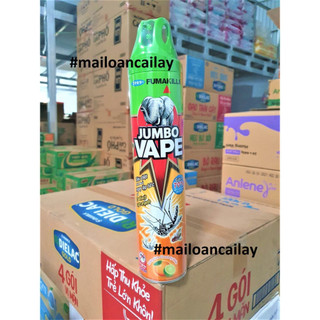 Bình xịt muỗi jumbo vape hương cam chanh-không mùi 600ml