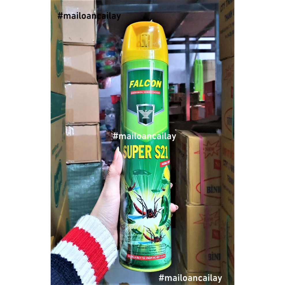 Bình xịt muỗi Falcon 600ml