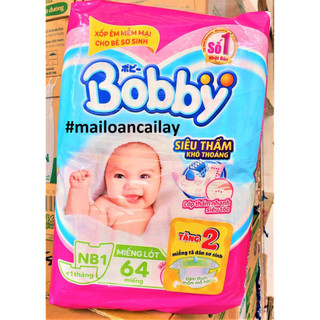 Miếng lót sơ sinh Bobby Newborn 1-108 miếng (TẶNG)