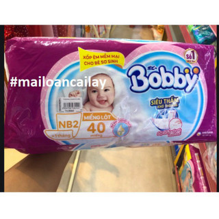 Miếng lót sơ sinh Bobby Newborn 1-108 miếng (TẶNG)