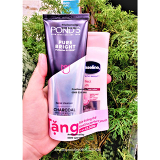 Sữa rửa mặt Pond Pure White đen 100g