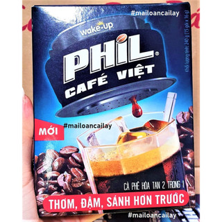 CÀ PHÊ HOÀ TAN WAKEUP PHIL CAFE VIỆT 240G (15 gói x 15g )