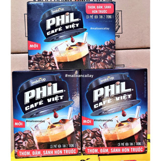 CÀ PHÊ HOÀ TAN WAKEUP PHIL CAFE VIỆT 240G (15 gói x 15g )