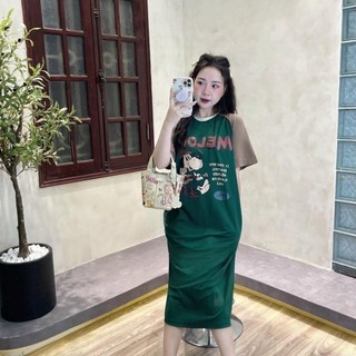 Đầm bầu coton melody váy bầu mùa hè váy bầu xinh