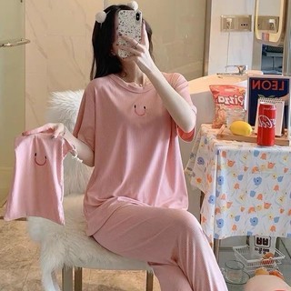 Bộ đồ bầu lửng thun mặc bầu bí và sau sinh mềm mát