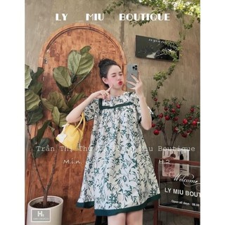 Váy bầu thiết kế☘️đầm bầu mặc đi làm đi chơi đều được☘️chất kẻ hàn siêu mát☘️váy cho bà bầu free size tkutrang