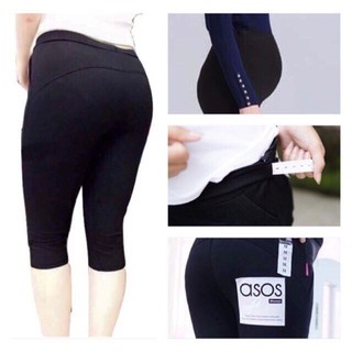Quần bầu legging lửng nâng mông hàng đẹp (có đáp bụng và chun chỉnh)