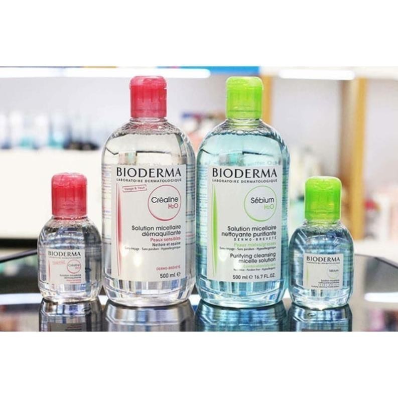 Nước tẩy trang Dành Cho Da Dầu, Nhạy Cảm Bioderma Sébium H2O 500ml của Pháp Có Bill Chính Hãng Mina Shop | BigBuy360 - bigbuy360.vn