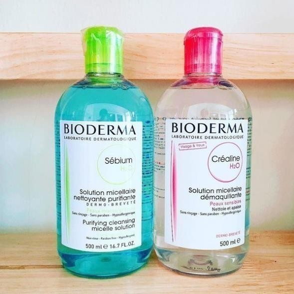 Nước tẩy trang Dành Cho Da Dầu, Nhạy Cảm Bioderma Sébium H2O 500ml của Pháp Có Bill Chính Hãng Mina Shop | BigBuy360 - bigbuy360.vn
