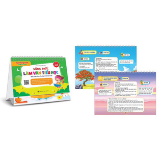 Bộ lịch CÔNG THỨC LÀM VĂN TIỂU HỌC (Phiên bản 5.0)