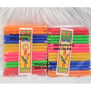 Đèn cầy trung thu nhiều màu bịch 42-45 cây