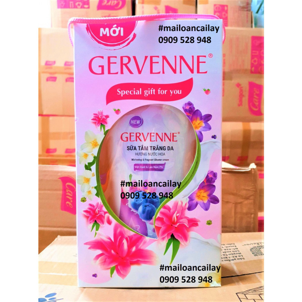 Sữa tắm Gervenne hộp quà 900g