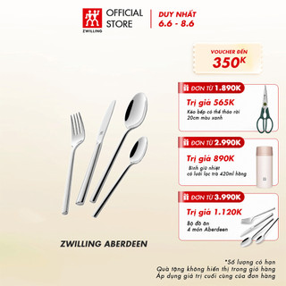  Bộ đồ ăn (dao, thìa, nĩa) ZWILLING Aberdeen bằng thép không gỉ 8 món