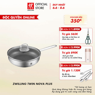 Chảo ZWILLING TWIN Nova plus bằng thép không gỉ 24cm /3.2 L