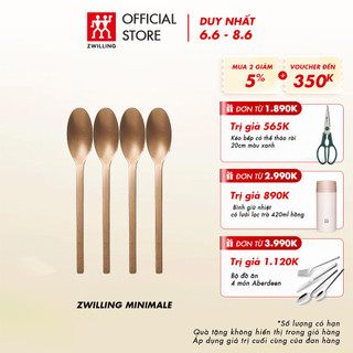  Bộ muỗng ZWILLING Minimale bằng thép không gỉ 4 cái