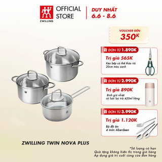  ZWILLING Twin Nova Plus Bộ 3 nồi
