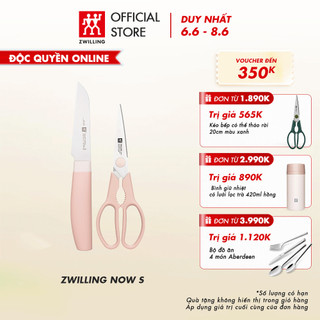 Bộ dao kéo ZWILLING Now S bằng thép không gỉ 2 món