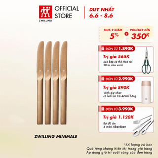  Bộ dao ăn ZWILLING Minimale bằng thép không gỉ 4 cái
