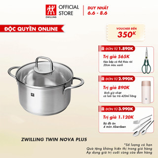 Nồi hầm xương ZWILLING TWIN Nova plus bằng thép không gỉ 20cm /3.5 L