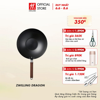  Chảo ZWILLING Dragon bằng thép carbon 30cm, màu đen