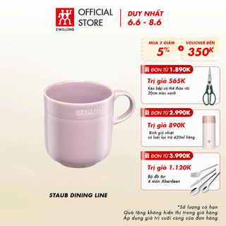 Ly STAUB bằng sứ 350 ml, màu cherry blossom