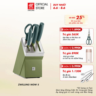 Bộ dao kéo tự mài ZWILLING Now S bằng thép không gỉ cao cấp 5 món