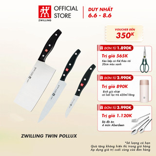Bộ dao nhà bếp ZWILLING Twin Pollux bằng thép không gỉ 3 món cao cấp