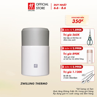 Bình đựng thức ăn giữ nhiệt ZWILLING bằng thép không gỉ 700ml màu trắng