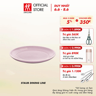 Đĩa sứ STAUB 15cm, màu cherry blossom