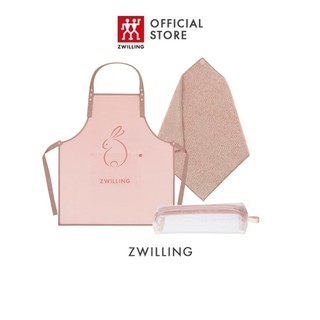 Tạp dề ZWILLING bằng sợi nhân tạo 77x66cm, màu hồng