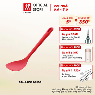 Xẻng xào BALLARINI Rosso bằng silicone 31cm