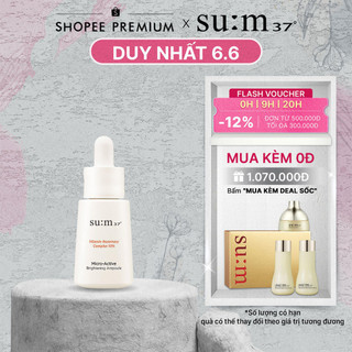 Tinh chất chống oxy hóa làm sáng da Su:m37 Micro-Active Brightening Ampoule 15ml