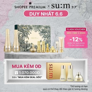  Bộ dưỡng hoàng kim thanh lọc tái sinh da Su:m37 LosecSumma Natura ( Giá thực 8.390.000đ)