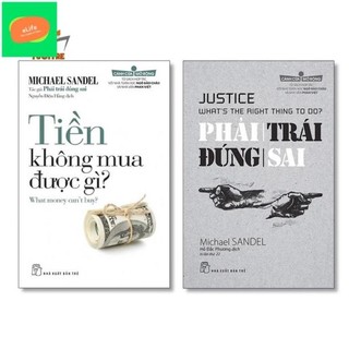 Combo 2 cuốn: phải trái đúng sai + tiền không mua được gì?