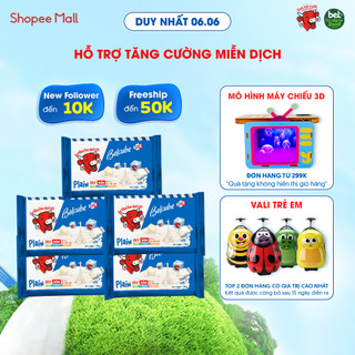 Combo 5 Phô mai vuông Belcube vị sữa 15C 78Gx15