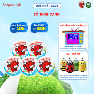 Combo 5 Phô Mai Con Bò Cười 8 miếng Light120g (ít béo)