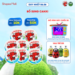Combo 8 Phô Mai Con Bò Cười 8 miếng Light120g (ít béo)