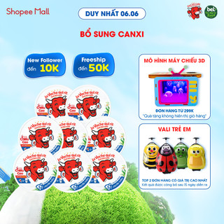 Combo 8 Phô mai con bò cười 8 miếng 112G