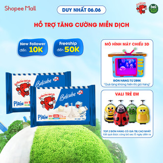 Combo 2 Phô mai vuông Belcube vị sữa 15C 78Gx15