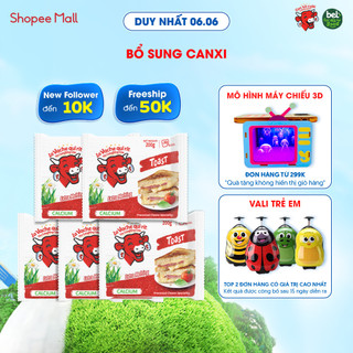 Combo 5 Phô mai Lát Con Bò Cười Toast 200GX32