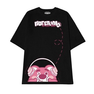 Áo Thun gấu LOTSO Unisex Form rộng Cotton 2 chiều không phai UT TA