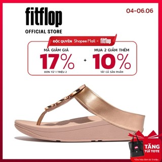 Dép Xỏ Ngón Nữ FitFlop HALO - Rose Gold - MD HJ1-323