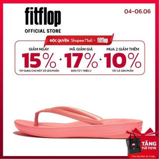 Dép Xỏ Ngón Nữ FitFlop IQUSHION - Pearlized Rosy Coral - II HI5-B04