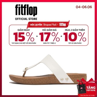 Dép Xỏ Ngón Nữ FitFlop IQUSHION - Urban White - IC HE9-194