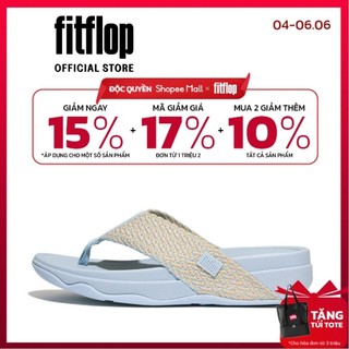 Dép Xỏ Ngón Nữ FitFlop SURFA - Skywash Blue - MC HH2-B12