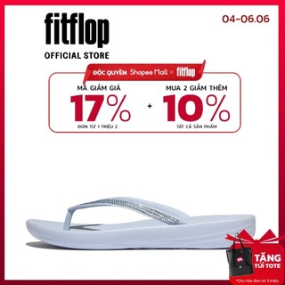 Dép Xỏ Ngón Nữ FitFlop IQUSHION - Skywash Blue - II DG5-B12